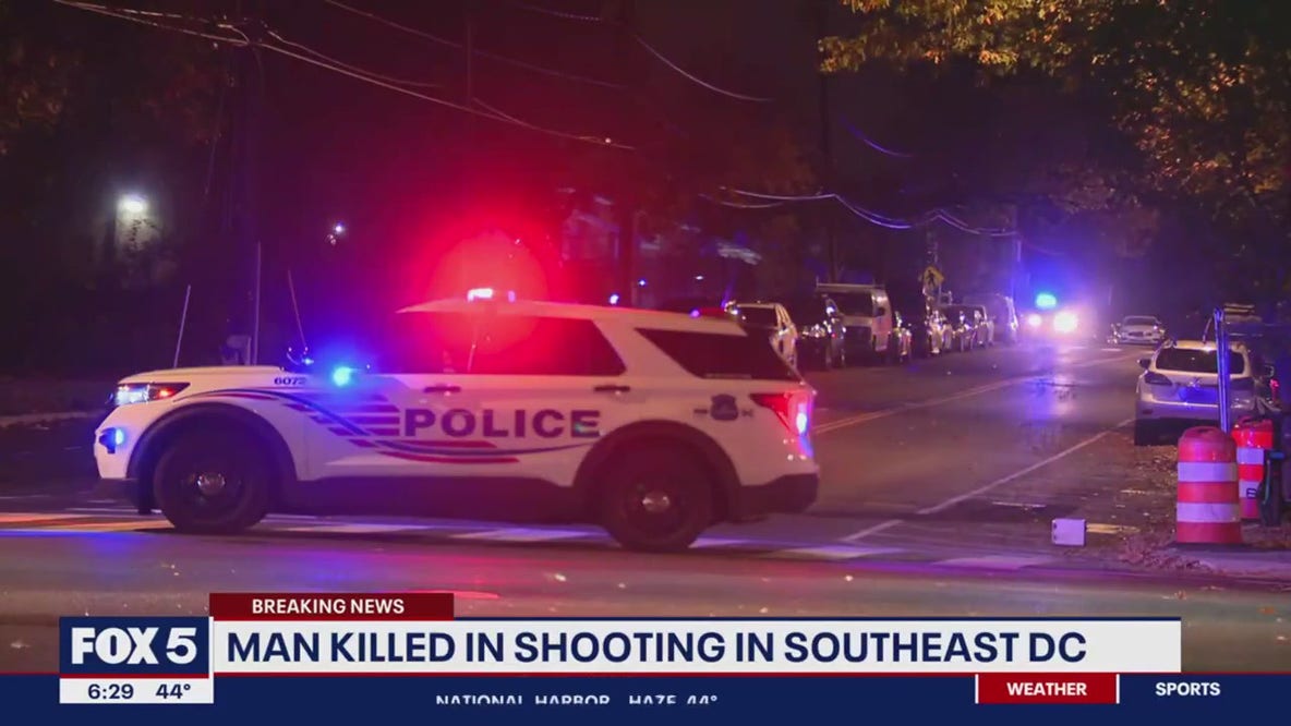 No one in custody after man shot, killed in DC: police